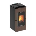 Poêle à granulés étanche canalisable Tendenza + Kit conduits concentrique sortie arrière - 10 Kw