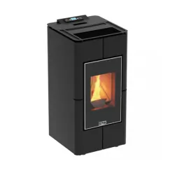 Poêle à granulés étanche canalisable Tendenza + Kit conduits concentrique sortie arrière - 10 Kw