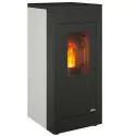 Poêle à granulés étanche Vulcano Silenzio + Kit conduits concentrique sortie arrière - 9,2 Kw