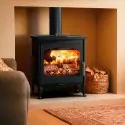 Poêle à bois avec chauffe plat Castilla - 8 Kw