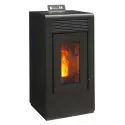 Pack Poêle à granulés étanche Vulcano EVO + Kit conduits concentrique sortie arrière - 12 Kw