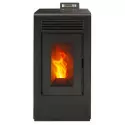 Pack Poêle à granulés étanche Vulcano EVO + Kit conduits concentrique sortie arrière - 12 Kw