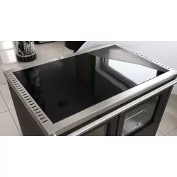 Cuisinière à bois bouilleur North - 21 Kw