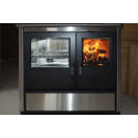 Cuisinière à bois bouilleur North - 21 Kw