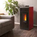 Poêle à granulés étanche (sortie dessus concentrique) - Vulcano Up - 10,8 Kw