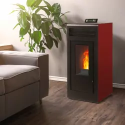 Poêle à granulés étanche (sortie dessus concentrique) - Vulcano Up - 10,8 Kw
