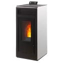 Pack poêle à granulés étanche Vulcano Up + Kit conduits concentrique sortie dessus - 10,8 Kw
