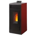 Pack poêle à granulés étanche Vulcano Up + Kit conduits concentrique sortie dessus - 10,8 Kw