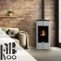 Poêle à granulés étanche canalisable Tendenza + Kit conduits concentrique sortie arrière