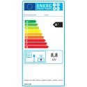 Poêle à granulés extra plat et étanche (sortie dessus concentrique)  - Tessa - 8,8 Kw