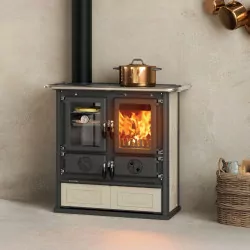 Cuisinière à bois Rosetta Sinistra 5.0 Ceramica