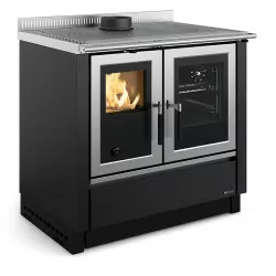 Cuisinière à Bois Venezia noire
