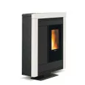 Poêle à granulés canalisable extra plat Souvenir Steel Evo - 11 Kw