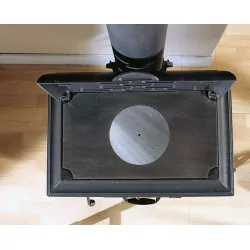 Poêle à bois avec chauffe plat Isetta Con Cerchi.16 - 7,3 Kw