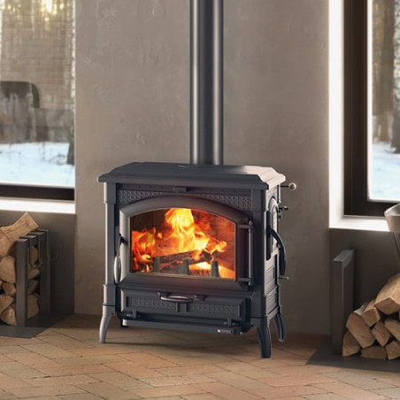 FUNDICIO - Poêle à Bois en Fonte Modèle Tania 5 KW