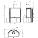 Poêle à bois Jennifer.16 - 7,7 Kw