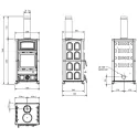 Poêle à bois Concita 2.0 - 11,8 Kw