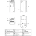 Poêle à granulés Ketty Evo 2.0 - 7 Kw