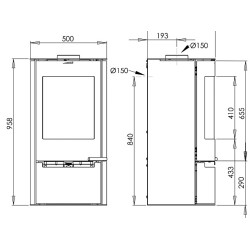 Poêle à Bois Aduro 9.1 - 6 Kw