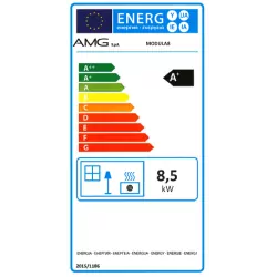 Poêle à bois Modula Square - 8,5 Kw