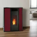 Poêle à granulés extra plat et étanche (sortie dessus concentrique)  - Tessa - 8,8 Kw
