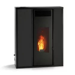 Poêle à granulés extra plat et étanche (sortie dessus concentrique)  - Tessa - 8,8 Kw