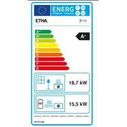 Poêle à granulés étanche hydro Riva - 19,8 Kw