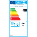 Poêle à granulés étanche Prévert sortie dessus - 8 Kw