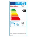 Poêle à Granulés extra plat Luisella 5.0 - 5 Kw
