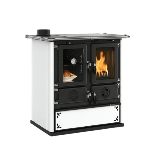 Cuisinière à Bois Rosetta Sinistra Steel