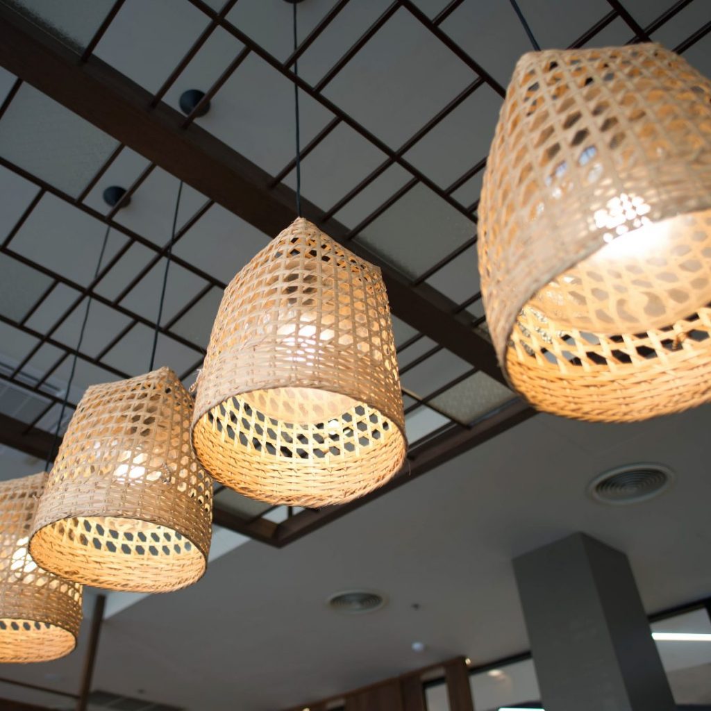 Luminaire en osier