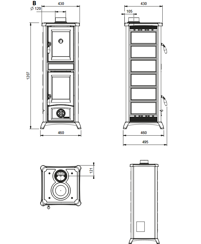 Schéma du Gemma Forno.16 Petra